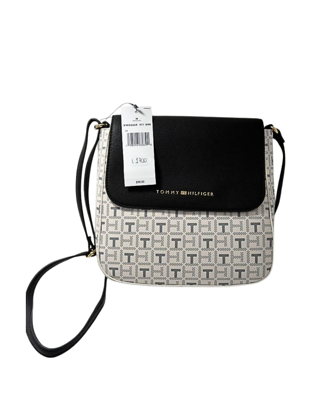TOMMY HILFIGER Bolso Blanco con Print