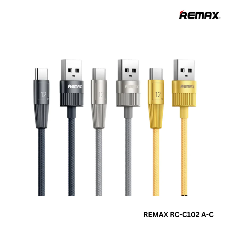 Cable trenzado de carga rápida RC-C102 A-L 2.4A
