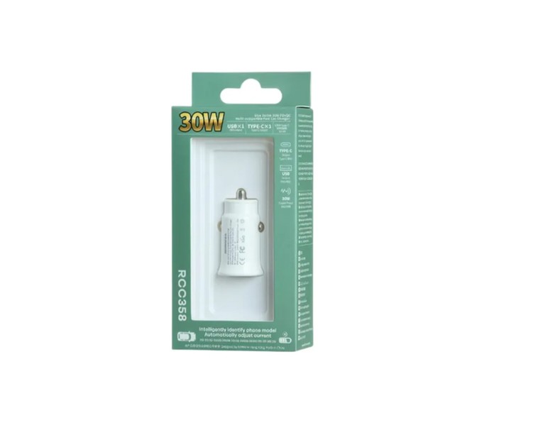 Cargador para carro RCC358 30W