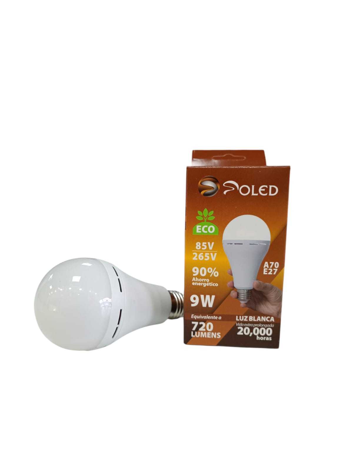 FOCO LED RECARGABLE DE 9W