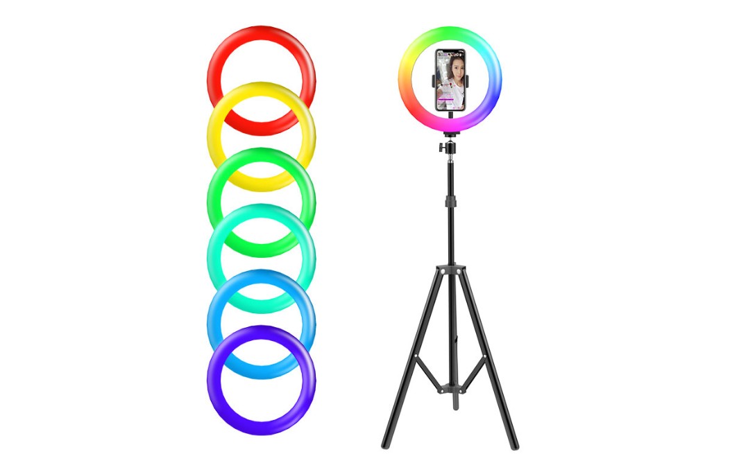 Tripod Selfie anillo de Luz RGB HAVIT ST7026