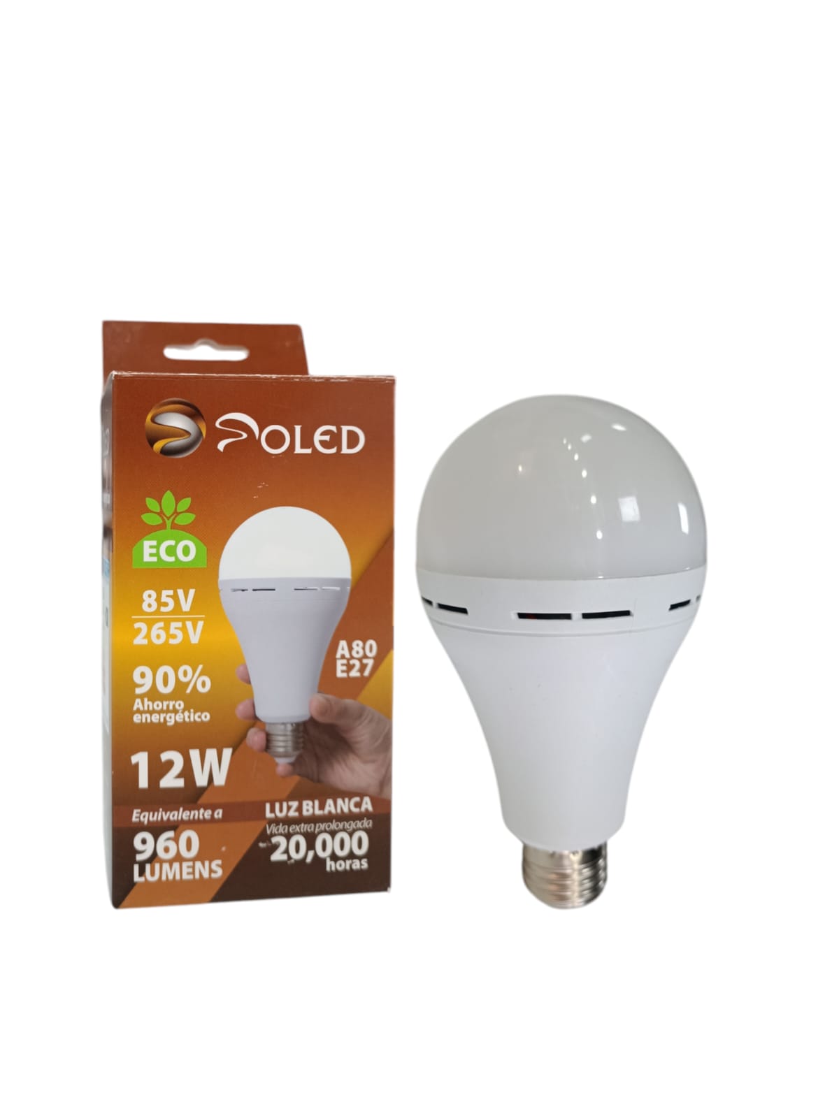 FOCO LED RECARGABLE DE 12W
