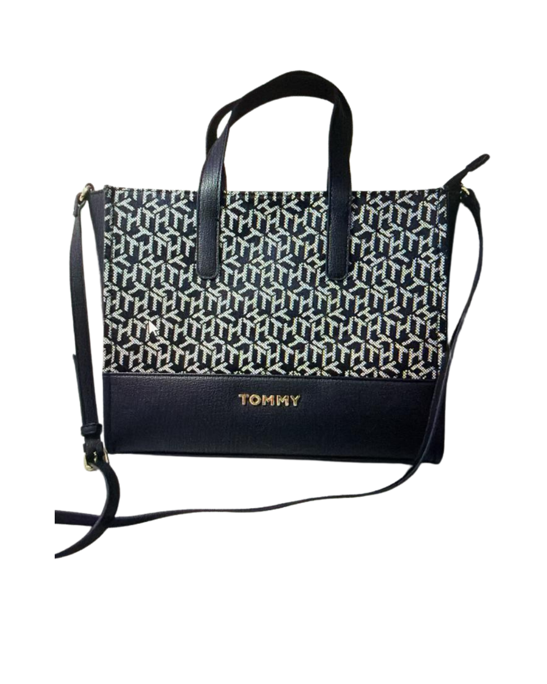 TOMMY HILFIGER POLO CLUB Bolso Azul con Prints
